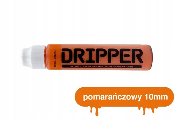 Marker dekoracyjny mop DRIPPER 10mm pomarańczowy
