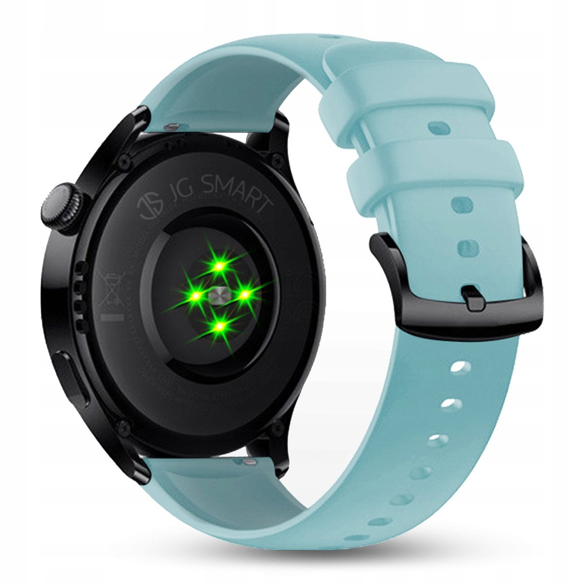 PASEK SILIKONOWY 22mm - BŁĘKITNY