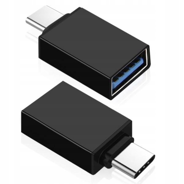 Adapter Typ C Host / Usb Usbc 3.0 Otg Czarny Phone Holder