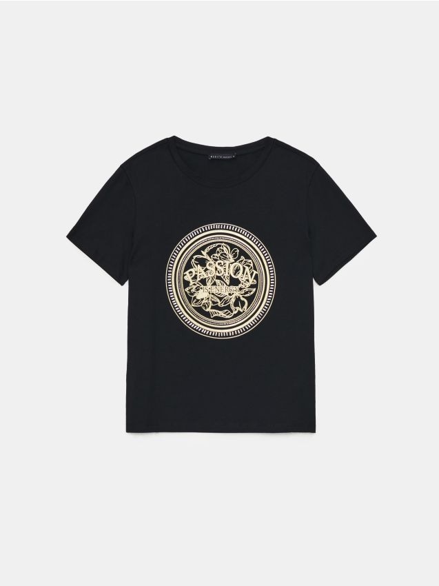 Mohito - T-shirt z nadrukiem - czarny