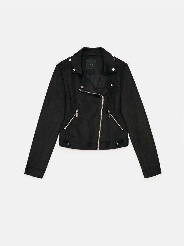 Mohito - Czarna kurtka ramoneska - czarny