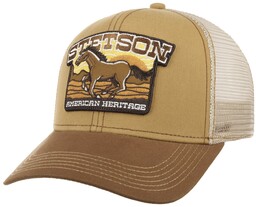 Czapka Trucker American Heritage Horse by Stetson, brązowy, One Size