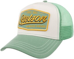Czapka Trucker Since 1865 Vintage by Stetson, zielony, One Size