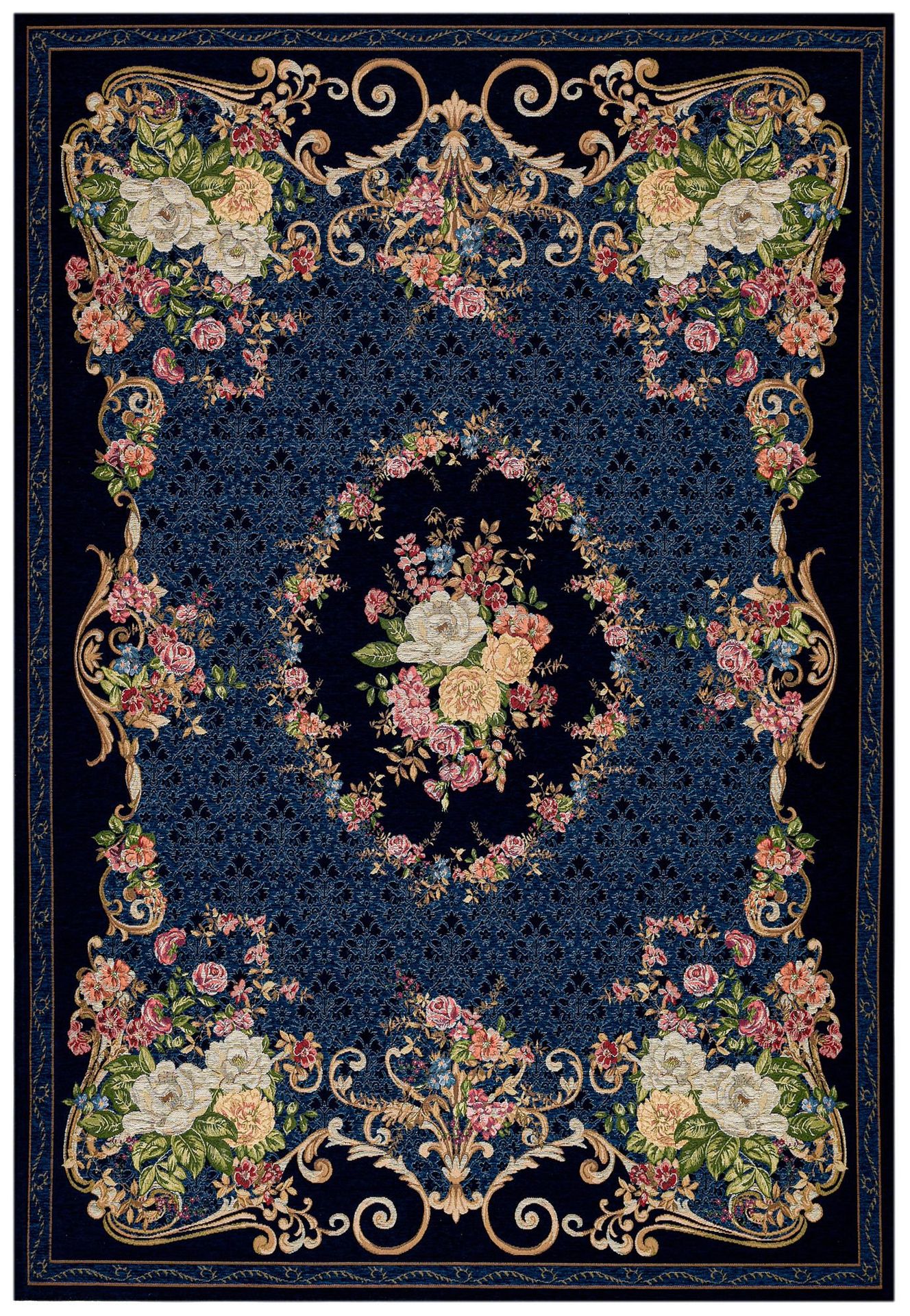 Dywan Tradycyjny Flomi Florence Navy 240X340