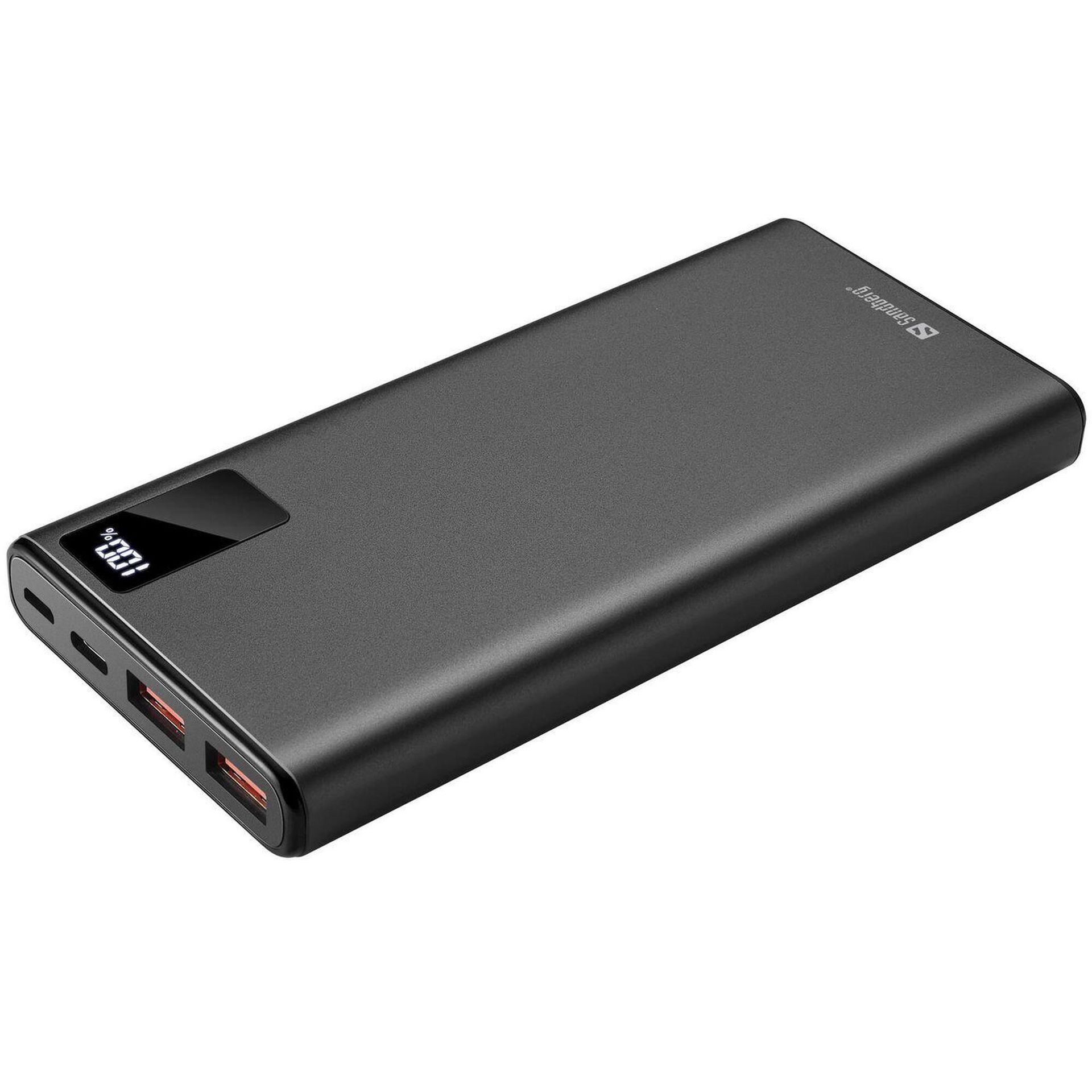 Sandberg Power Bank  USB-C PD 20W 10000 mAh Czarny