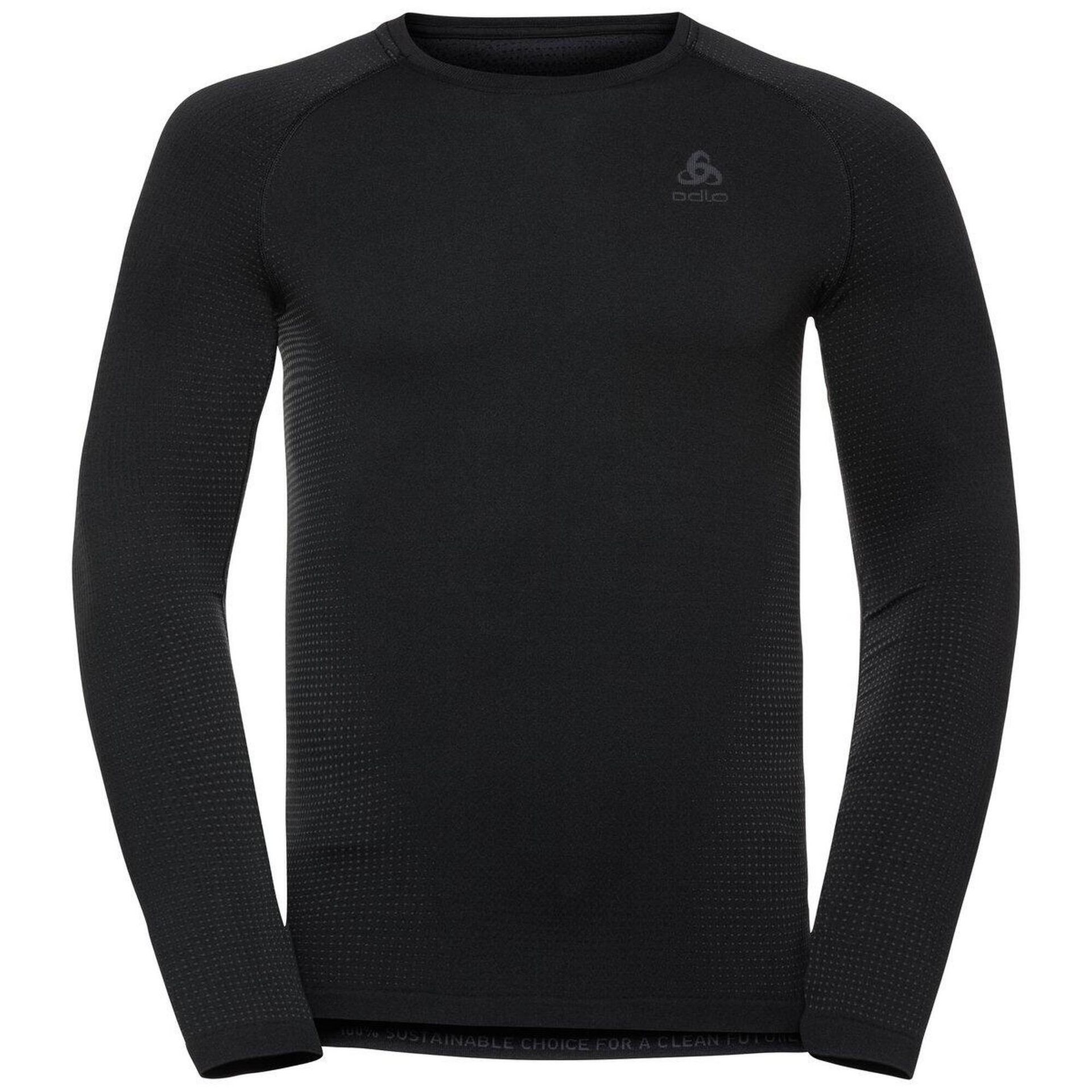 Odlo, Koszulka techniczna, męska BL TOP Crew neck l/s PERFORMANCE WARM EC C/O - 196192/60212
