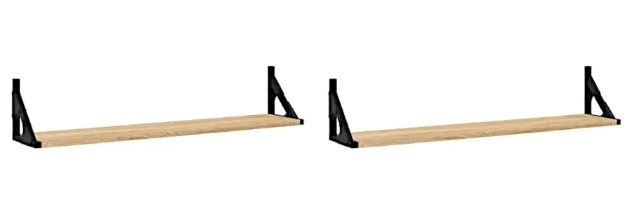 Półki ścienne dąb sonoma 80 cm - Sarea