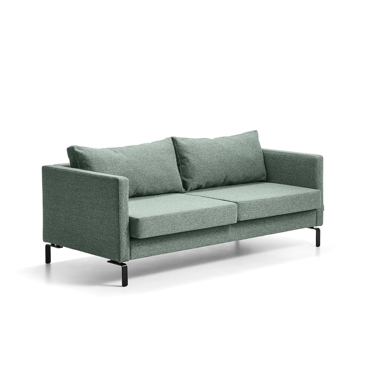 Sofa HARMONY, 3-osobowa, tkanina GAVA, zielonoszary