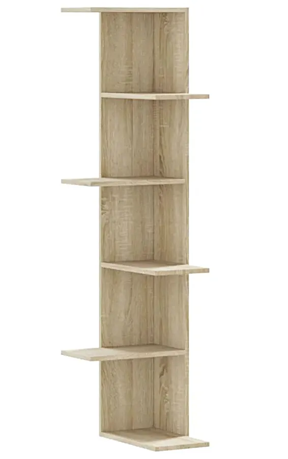 Narożna półka do salonu dąb sonoma D4-F32