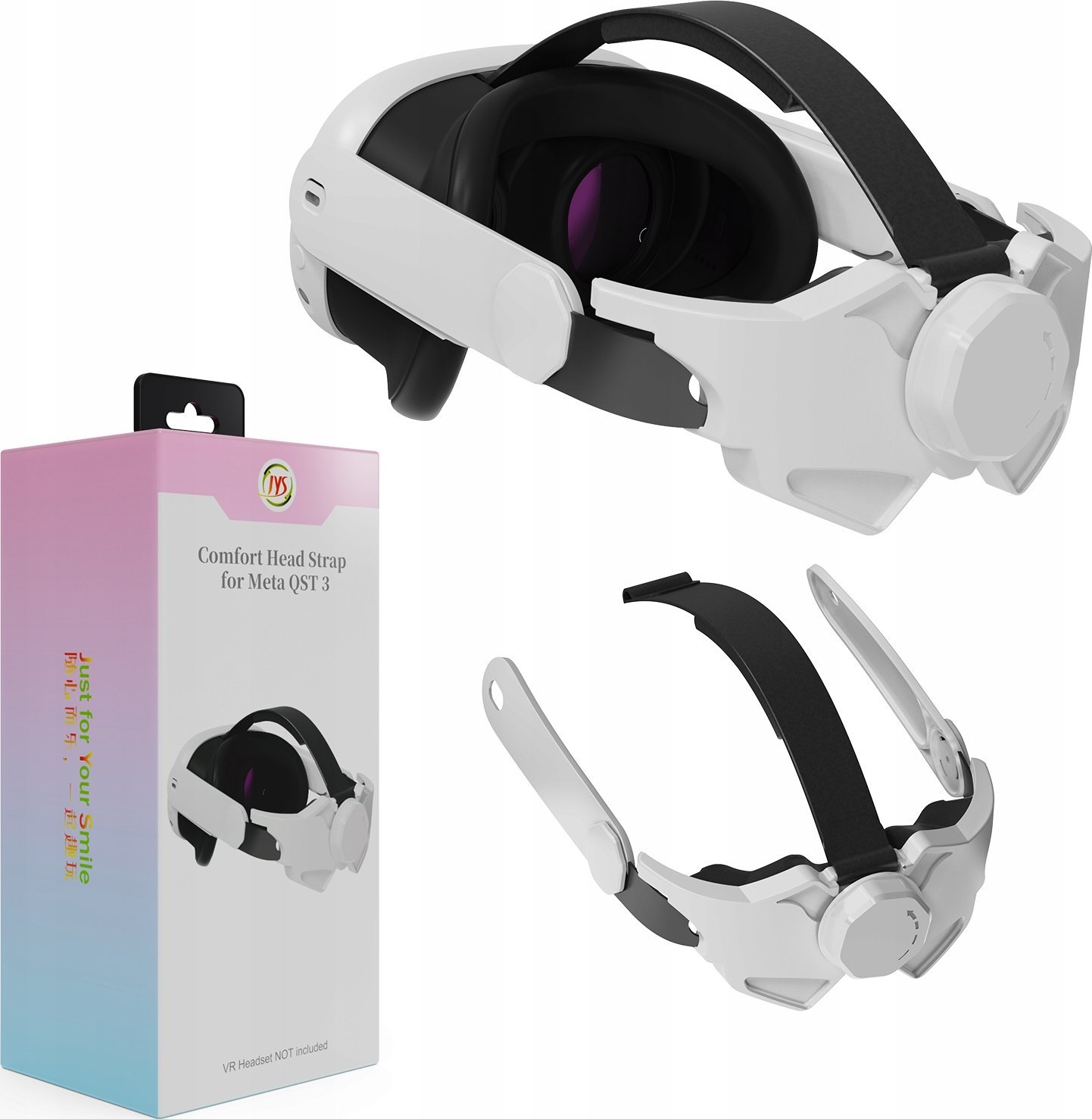 JYS Pasek Nasadka Strap Uchwyt Mocowanie Grip Do Gogli Okularów Vr Meta Quest 3 / Jys-mq010