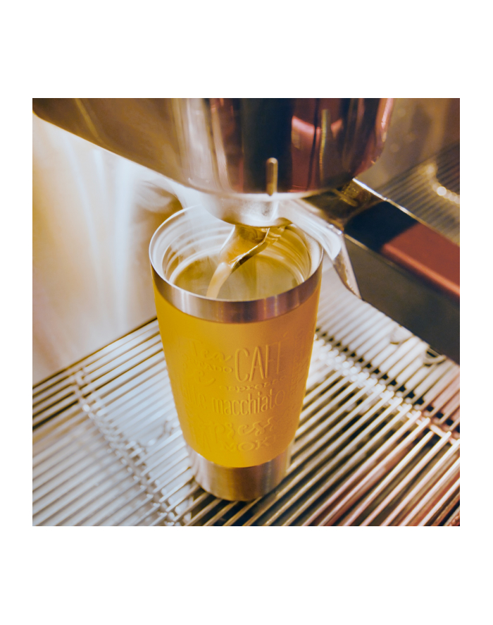 Emsa TRAVEL MUG Classic thermal mug yellow/stainless steel, 0.36 liters