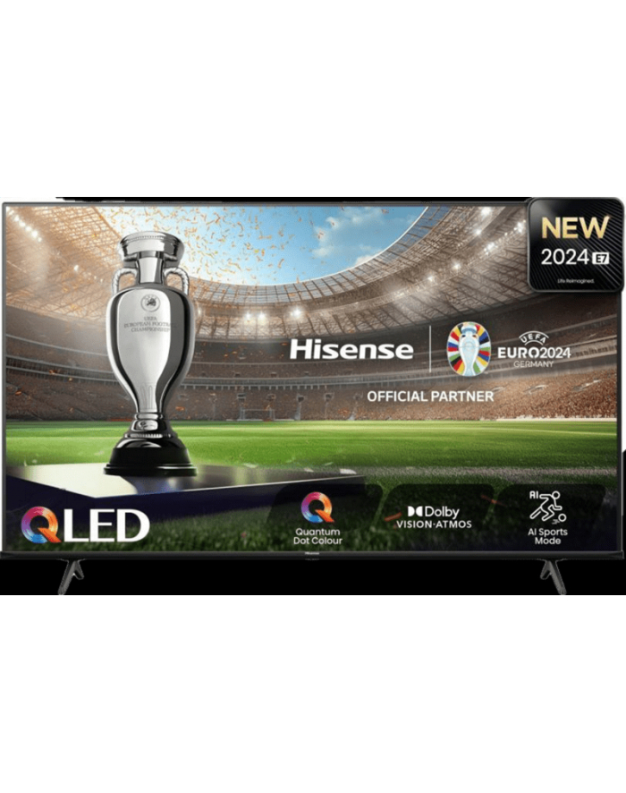 Hisense 75E77NQ, QLED TV - 75 - black, UltraHD/4K, triple tuner, PVR