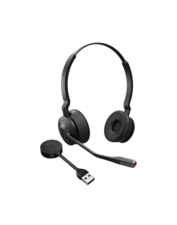 Jabra Engage 55 SE - USB-A UC Convertible black, mono, USB-A, UC, with charging station