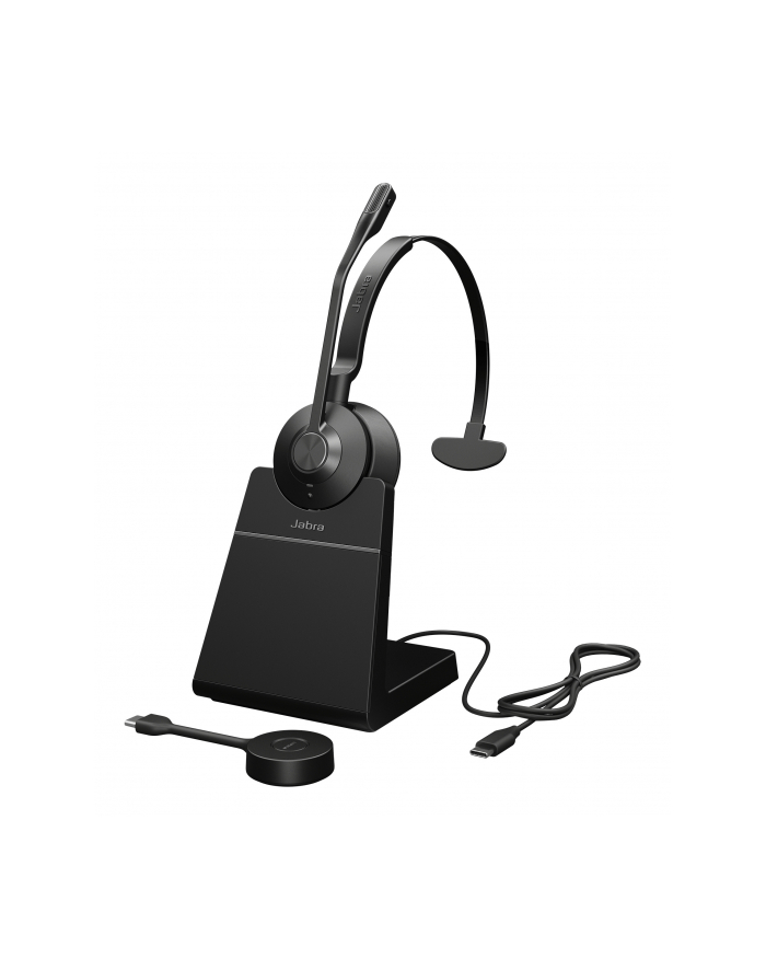 Jabra Engage 55 SE - USB-C UC Mono, Headset black, mono, USB-C, UC, with charging station