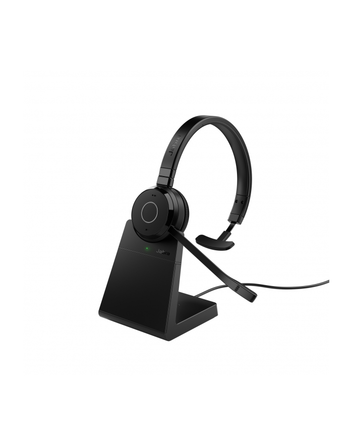 Jabra Evolve 65 TE - USB-A MS Mono, Headset Mono, USB-A, Bluetooth, MS, with charging station