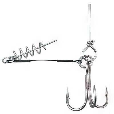 Dozbrojka z korkociągiem DRAGON American Fishing Wire PDF-55-300-2712 12 cm 27 kg (2 szt.)