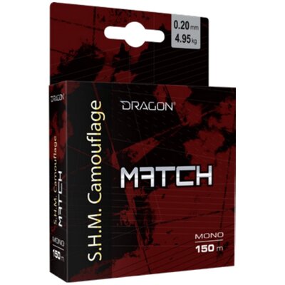 Żyłka DRAGON S.H.M. Camouflage Match 0.20 mm / 150 m Brązowo-czarny