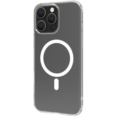 Etui CELLY Gelskinmag do Apple iPhone 16 Pro Max Przezroczysto-biały