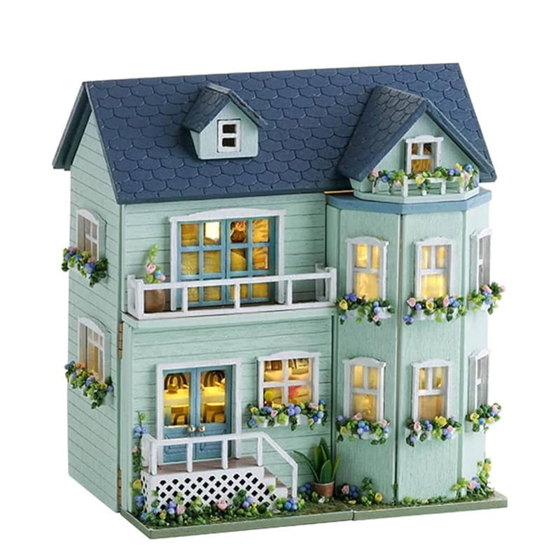 Miniaturowy domek - Rodzinna willa