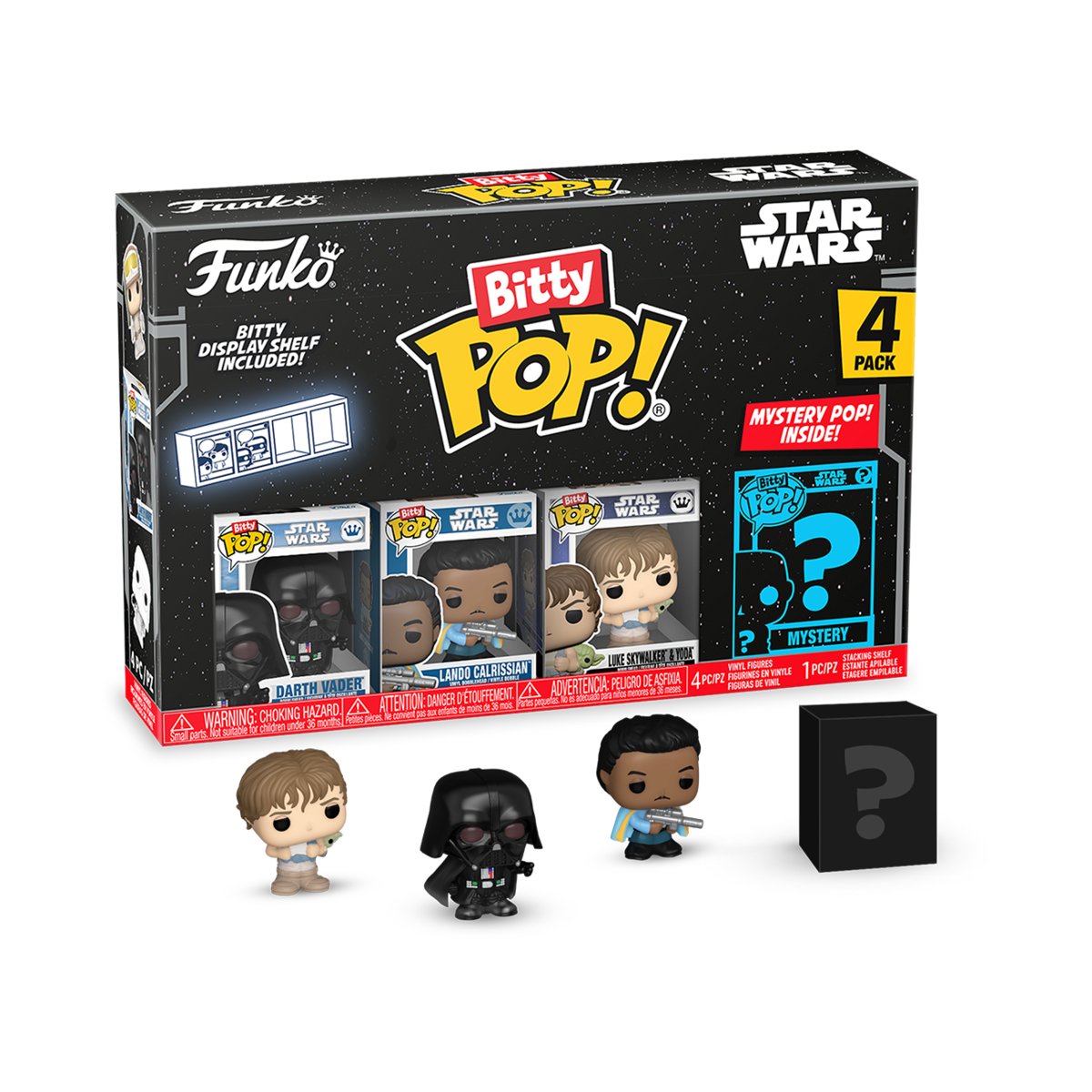 Bitty Funko POP!, figurka kolekcjonerska: SW S2- Vader 4pk