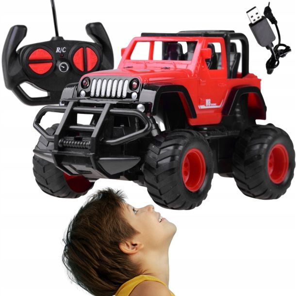 Zdalnie Sterowany samochód TERENOWY duży auto RC Offroad realistyczny