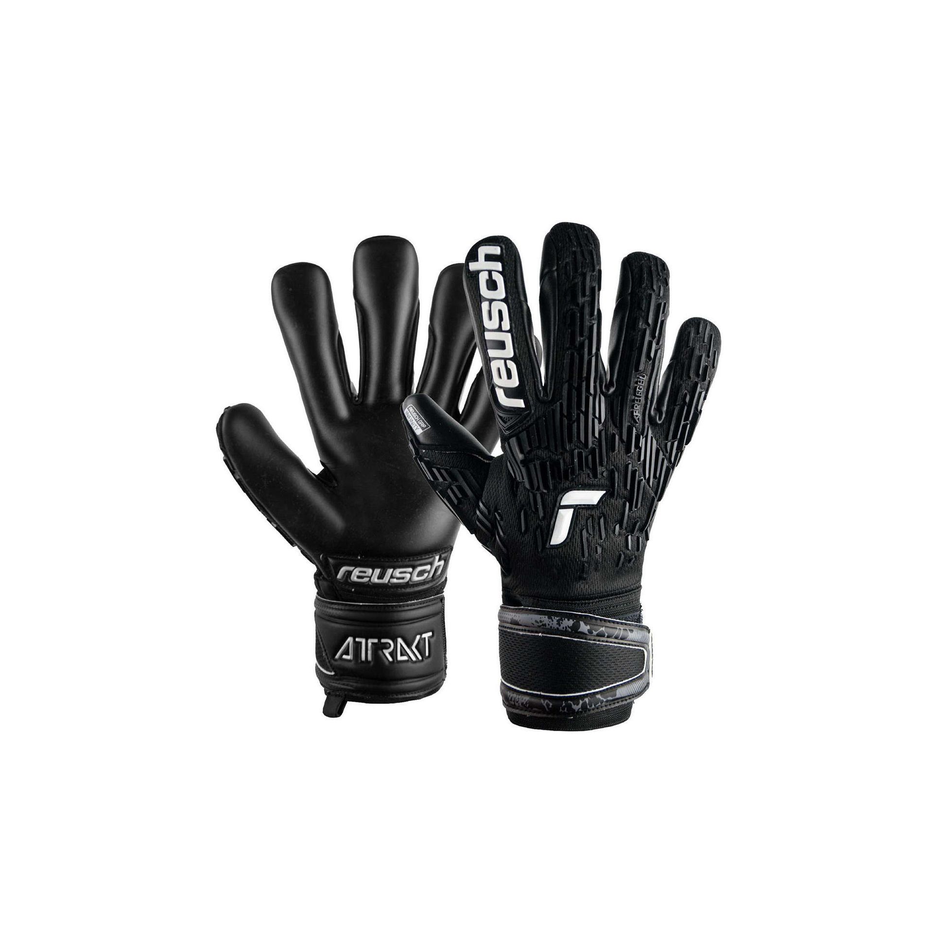 Rękawice bramkarskie Reusch Attrakt Freegel Infinity czarne 5370735 7000-8,5