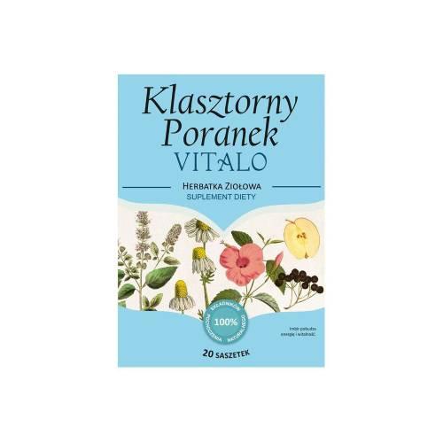 Klasztorny Poranek Vitalo Herbatka ziołowa, 20 sasz. x 5 g