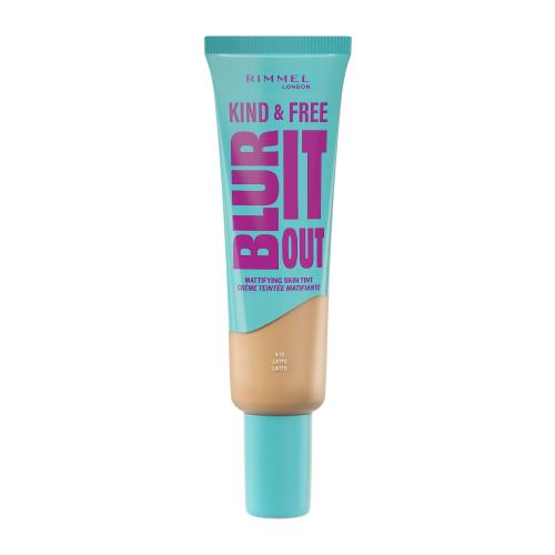 Rimmel London Kind & Free Blur It Out Mattifying Skin Tint Podkład 30 ml Odcień 410 Latte