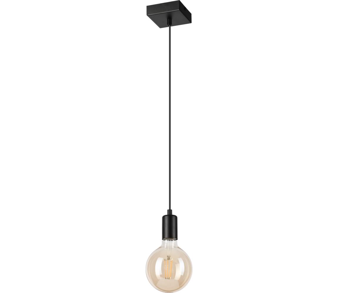 Żyrandol na lince ASTRID 1xE27/60W/230V matowa czarny