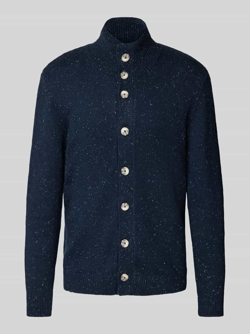 Kurtka z dzianiny o kroju regular fit z bawełną