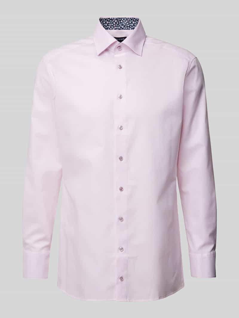 Koszula biznesowa o kroju regular fit z kołnierzykiem typu under button down