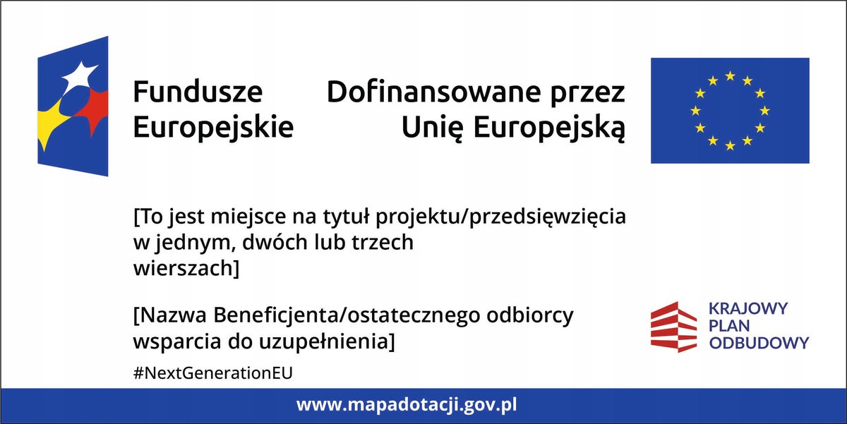 TABLICA UNIJNA 40x80cm Krajowy Plan Odbudowy, unia, PCV5