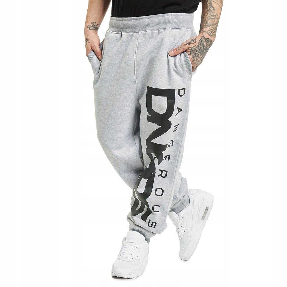 Spodnie dresowe Dangerous DNGRS Classic szare M