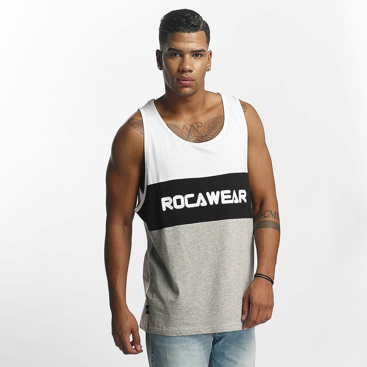Koszulka Rocawear Tank Tops Color Block biały M
