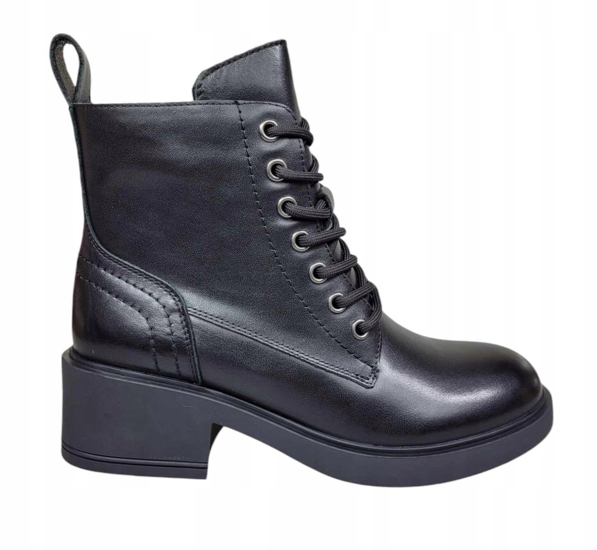 Czarne botki trzewiki Cambell 29300BK modne r.38