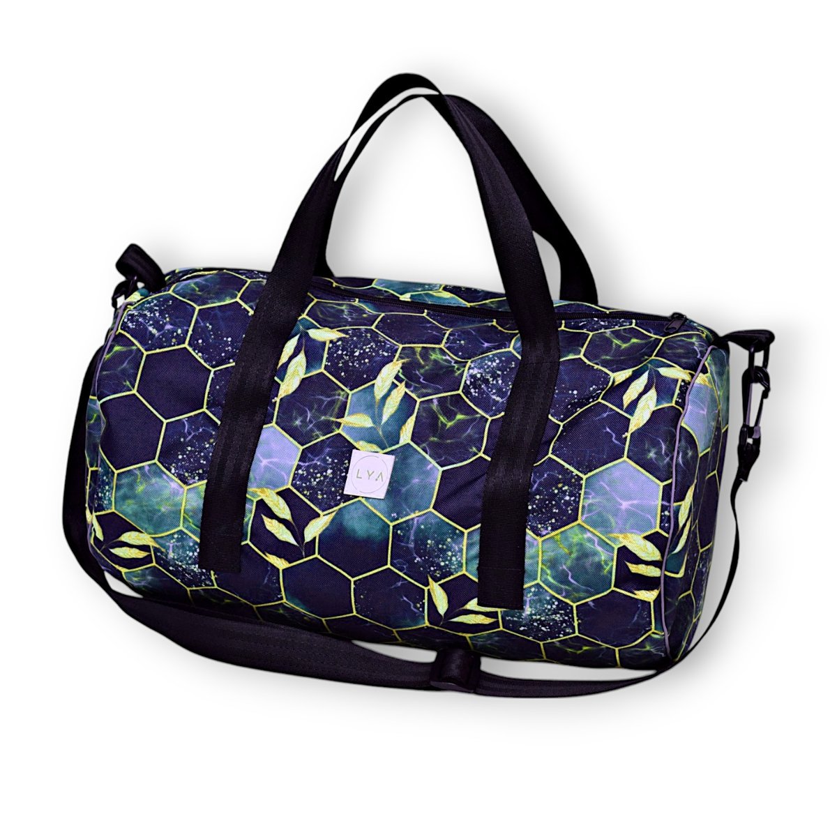 Torba sportowa podróżna torba na siłownię bagaż podręczny heksagony