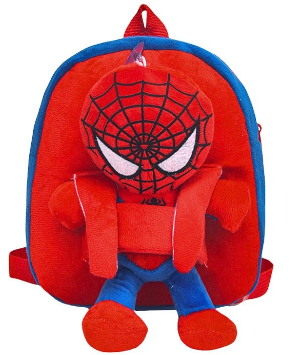Plecak Z Maskotką Dla Przedszkolaka Szkolny Dziecięcy Spiderman Pająk