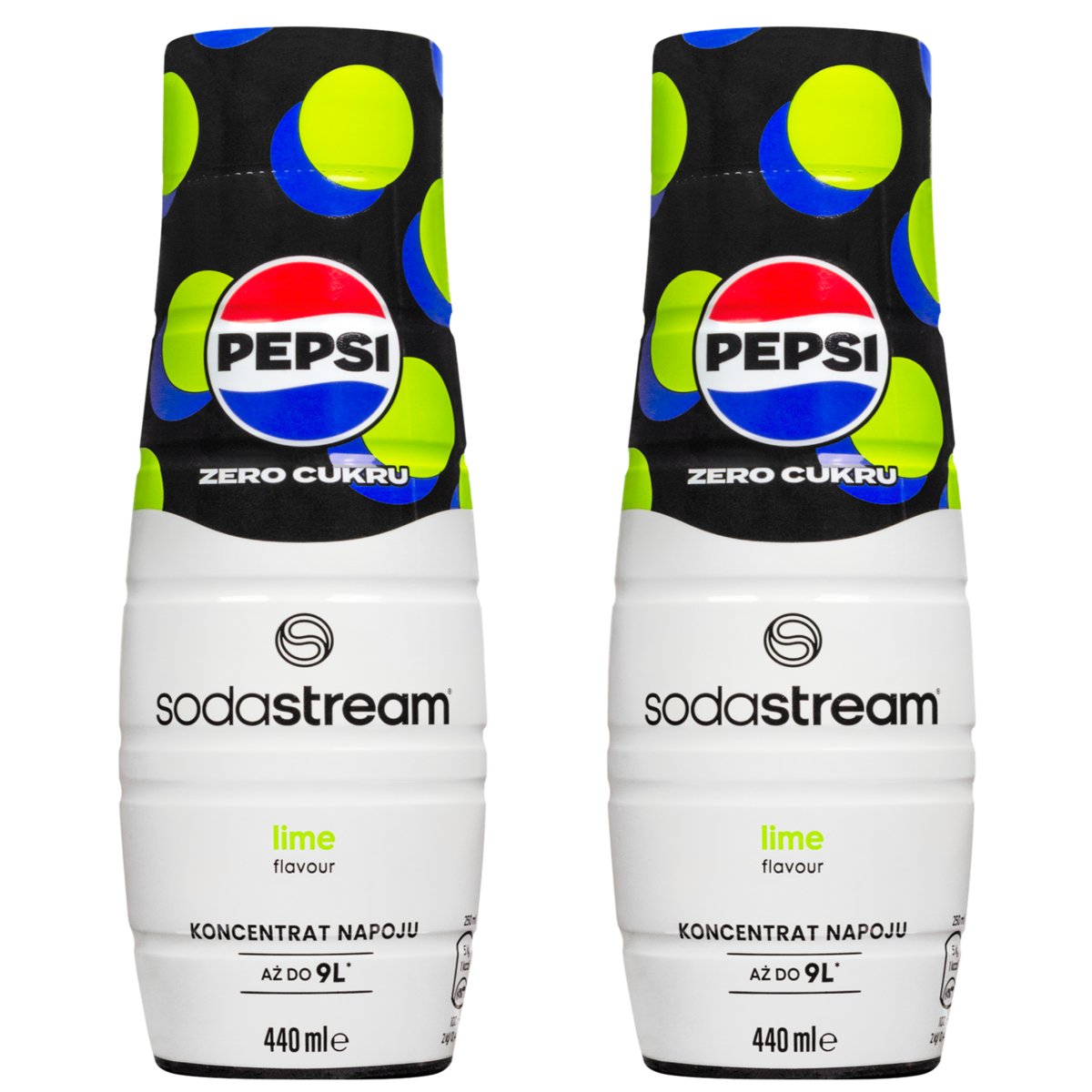 2x SYROP SODASTREAM PEPSI MAX LIMONKA BEZ CUKRU KONCENTRAT DO SATURATORA