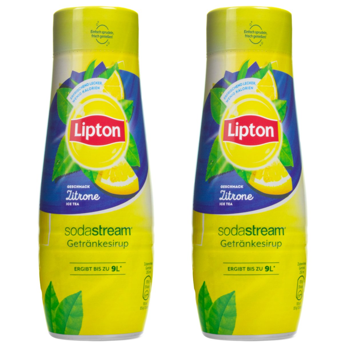 2x SYROP KONCENTRAT DO SATURATORA SODASTREAM LIPTON ICE TEA CYTRYNA 440 ml