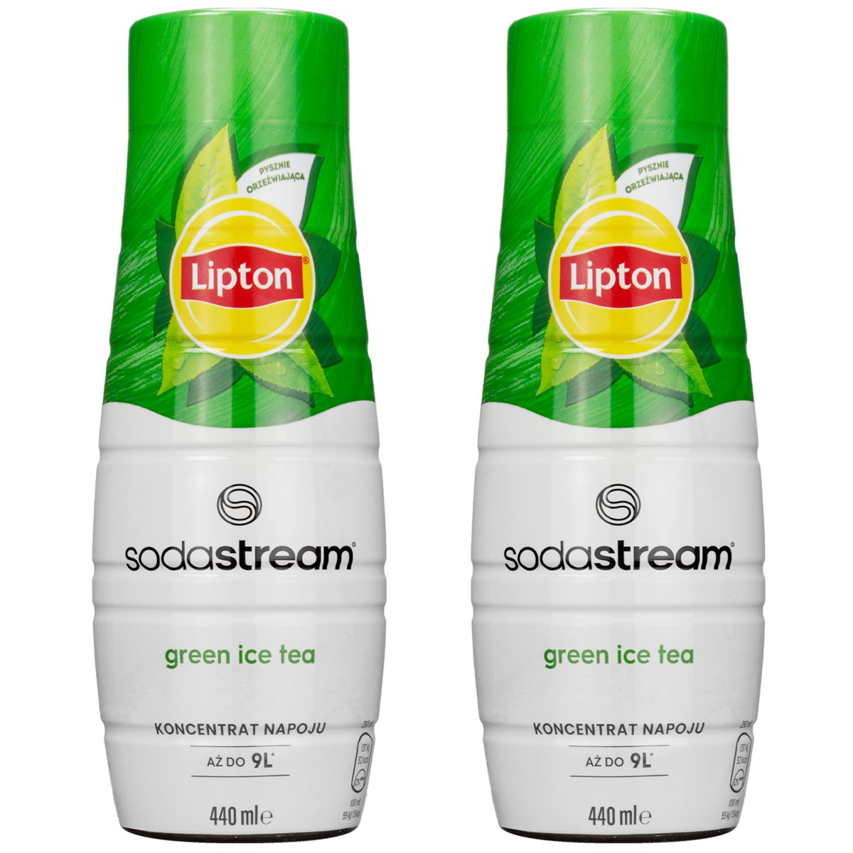 2x SYROP SODASTREAM LIPTON ICE TEA ZIELONA HERBATA DO SATURATORA DO WODY