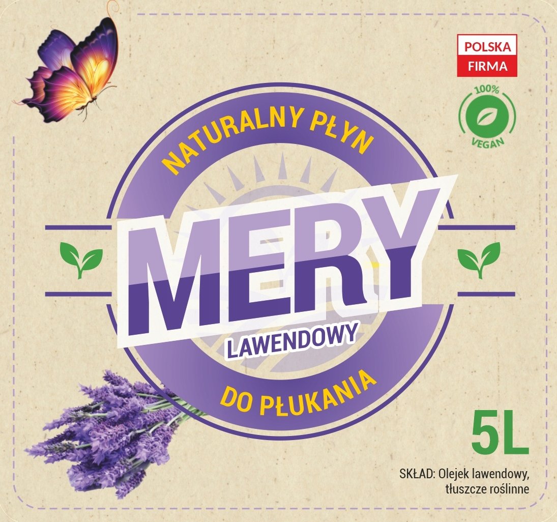 Eko Płyn do płukania Mery-Lawenda 4,5L