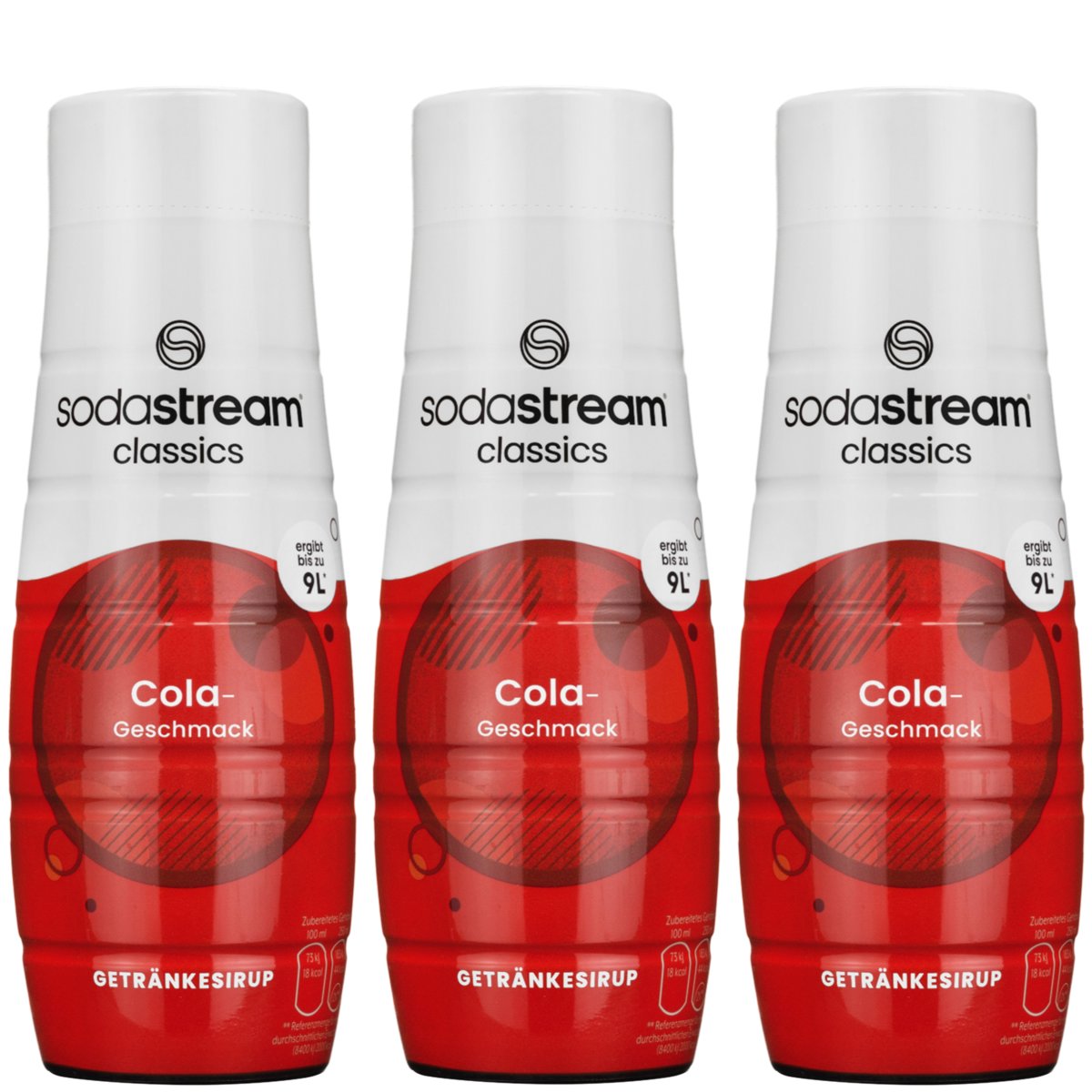 3x SYROP COLA CLASSIC SATURATOR SODASTREAM KONCENTRAT SOK DO WODY 9L NAPOJU