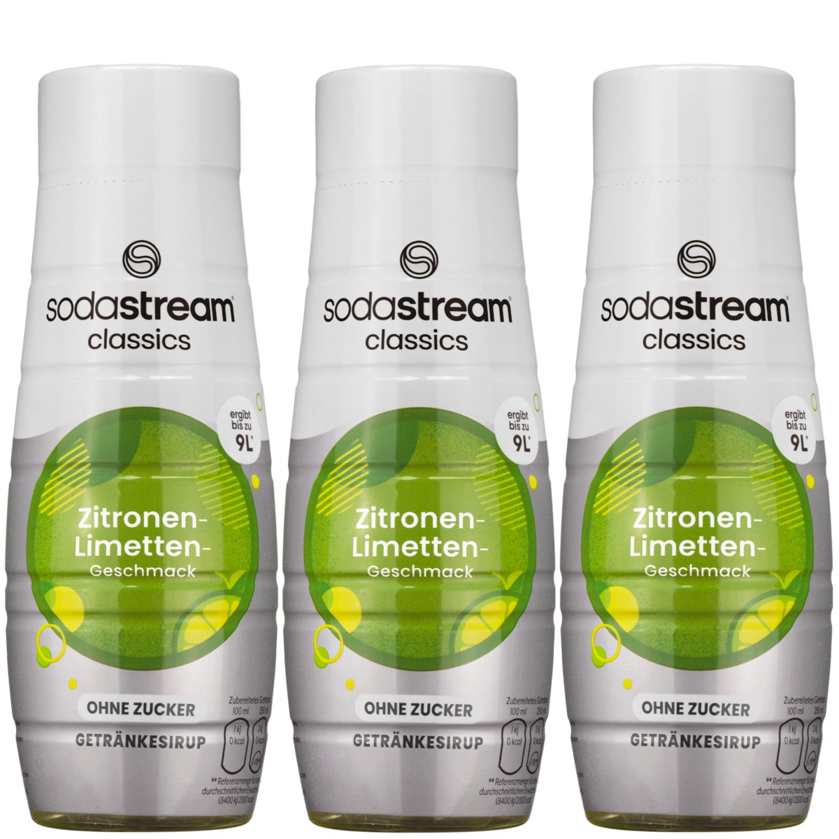 3x SYROP SODASTREAM CYTRYNA LIMONKA ZERO BEZ CUKRU KONCENTRAT DO WODY