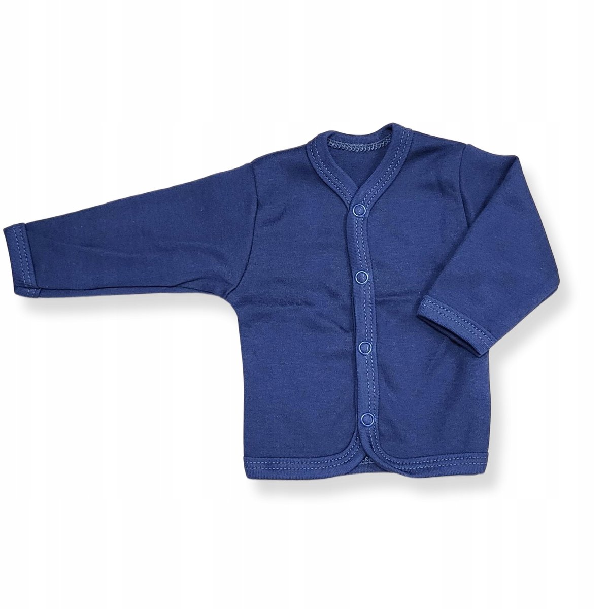 KAFTAN kaftanik 44 48 KOSZULKA bluzka rozpinana dla WCZEŚNIAKA GRANATOWA