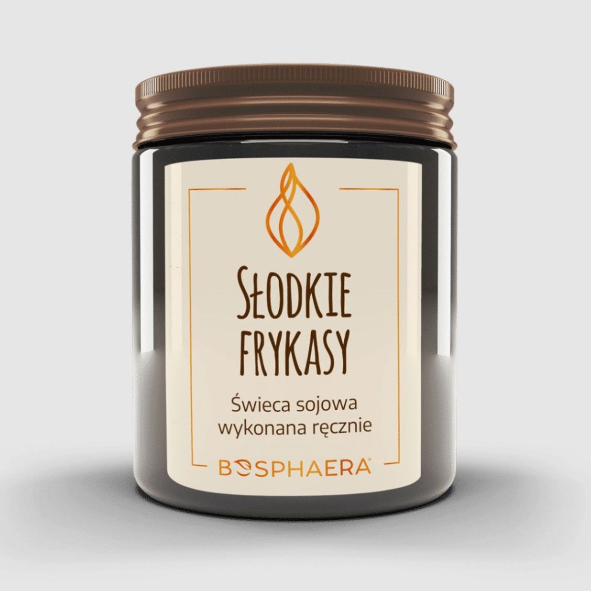 Sojowa świeca zapachowa - Słodkie Frykasy - 190g - Bosphaera