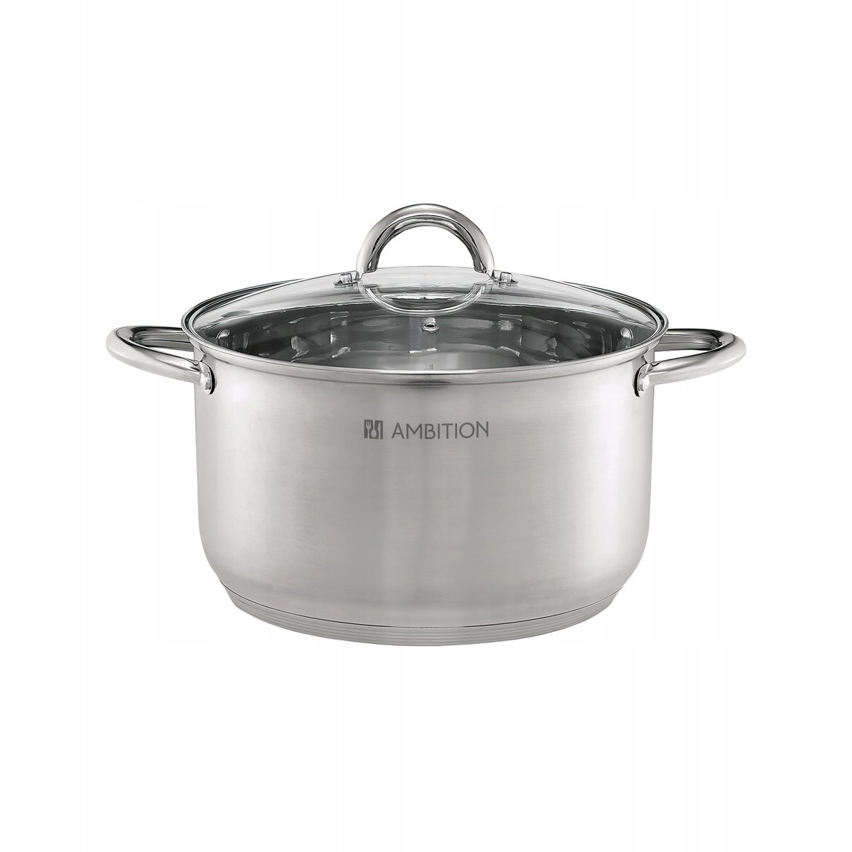 AMBITION Garnek stalowy z pokrywką Solar 20cm / 3,5l 44470