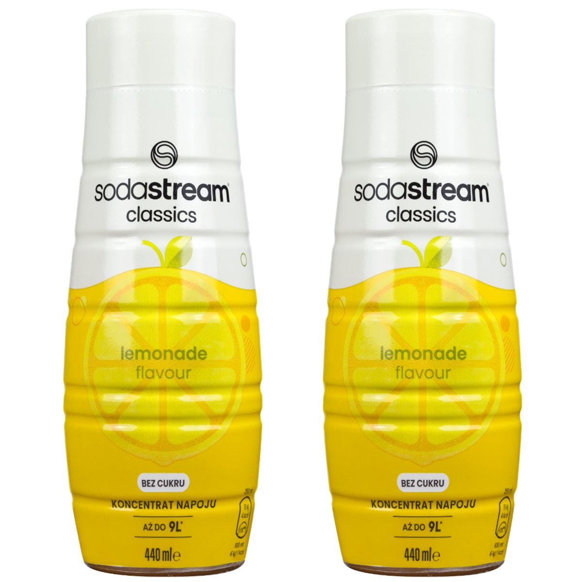 2x SYROP LEMONIADA DO SATURATORA SODASTREAM KONCENTRAT DO GAZOWANEJ WODY