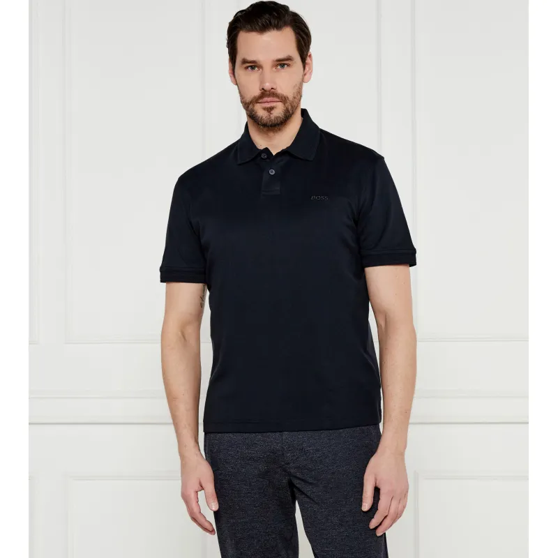 BOSS ORANGE Polo Pe_Interlock Regular Fit