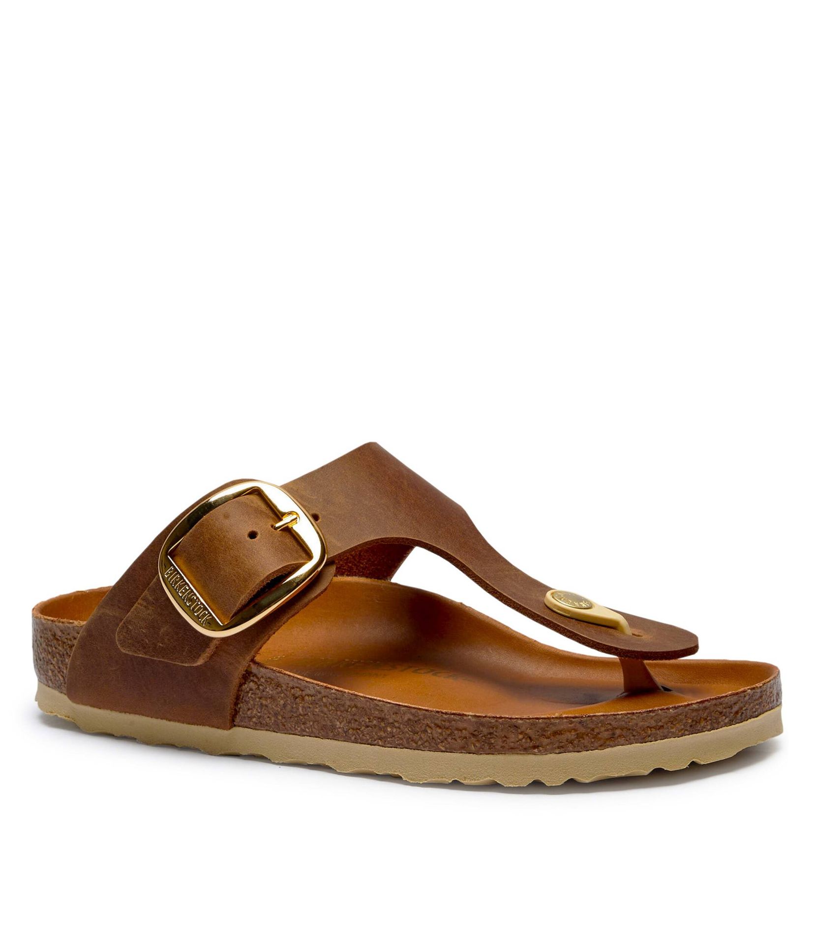 Birkenstock Skórzane japonki LEOI narrow fit