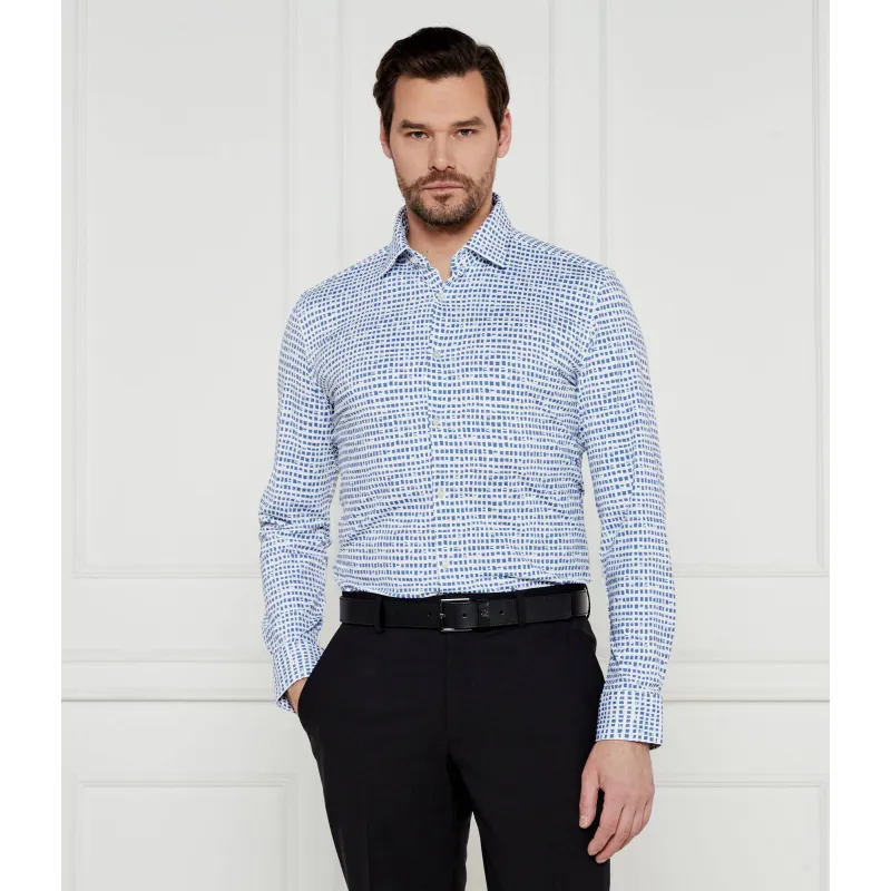 HUGO Koszula Kenno | Slim Fit | stretch